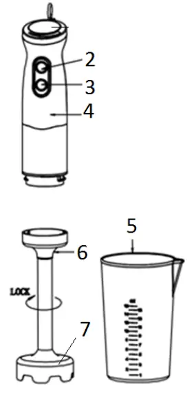 G3FERRARi G20088 Hand Blender - 1