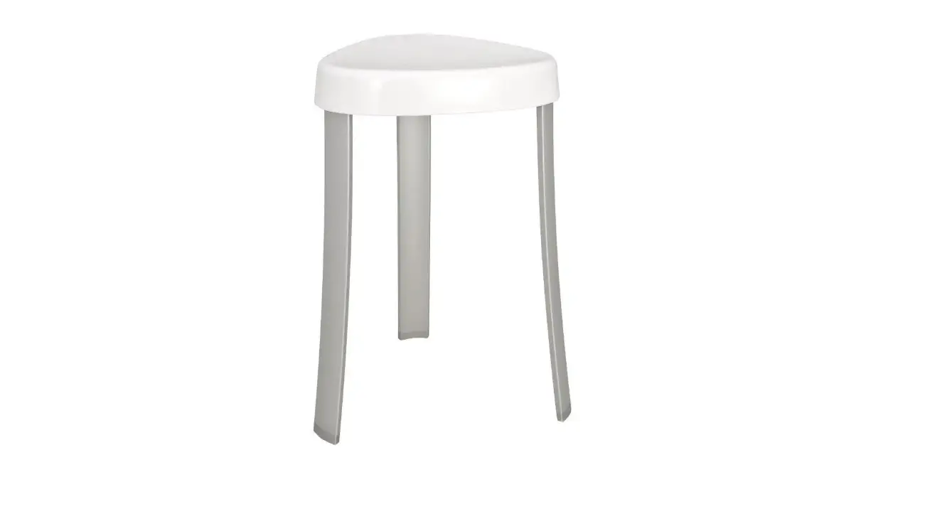 Wenko Corrente Bathroom Stool 37x45cm White User Manual
