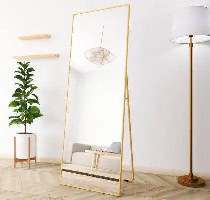 GOSALMON-W66236578NYY-23.6-in-Wx 64.9 in. H-Rectangle-Alloy-Frame-Gold-Mirror-Hanging-Standing-PRODUCT