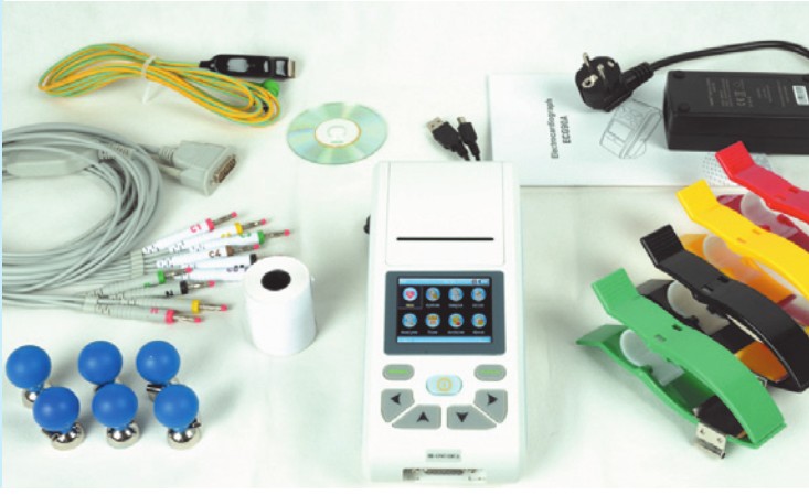 GIMA 33247 D Heart 8 12 Channel Portable ECG - STANDARD ACCESSORIES