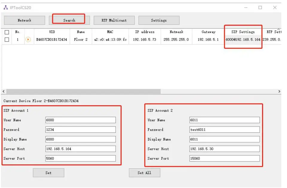 Setup IP Audio Devices