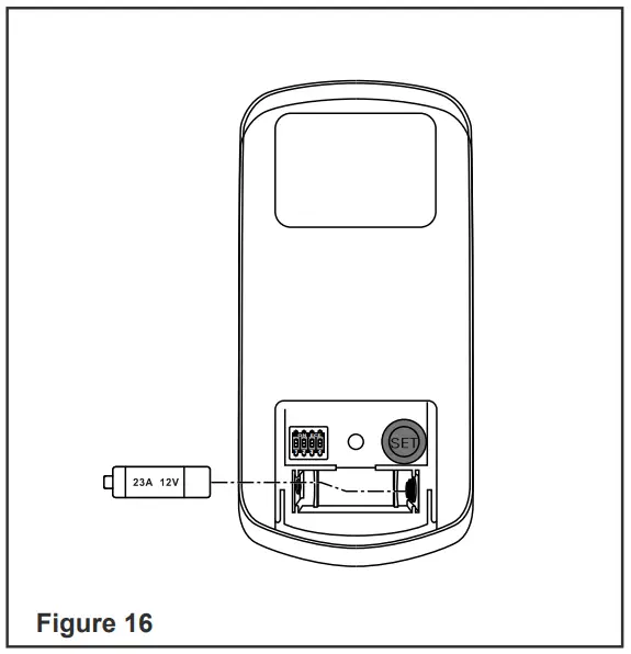 Installing the battery