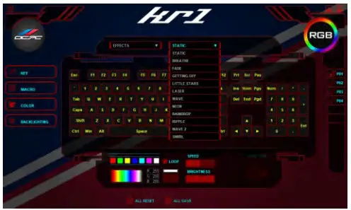 OCPC KR1 Gaming Mechanical Keyboard - fig1