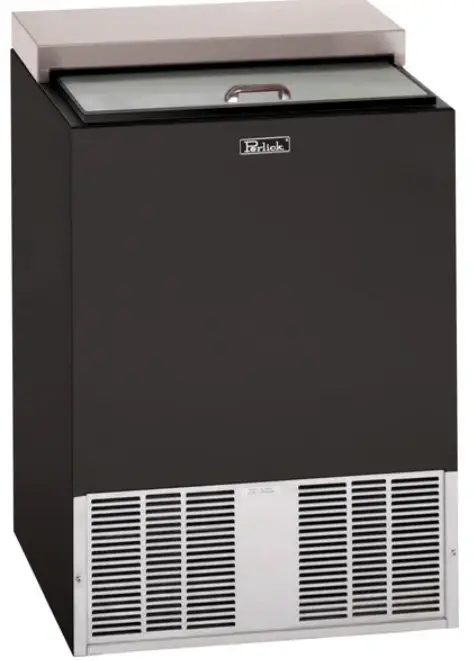 Perlick BC24 24 Inch Stainless Steel Horizontal Flat Top Bottle Cooler