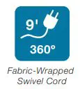 BaBylissPRO ColdBrush Instructions - Fabric-Wrapped Swivel Cord