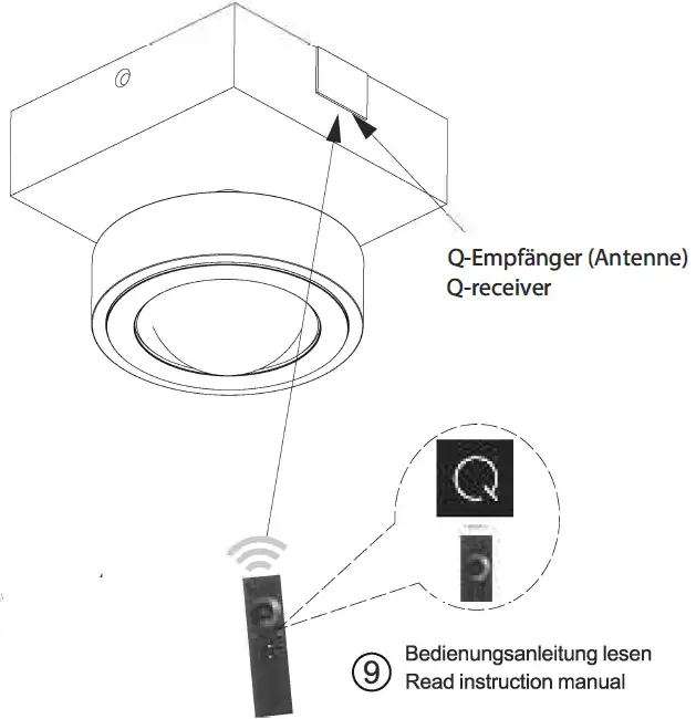 Paul Neuhaus 9186-13 Q-Mia Ceiling Light 01