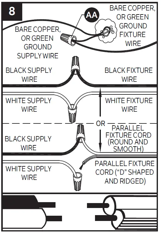 KICHLER 82402 Sayulita 4-Light Oval Chandelier 10