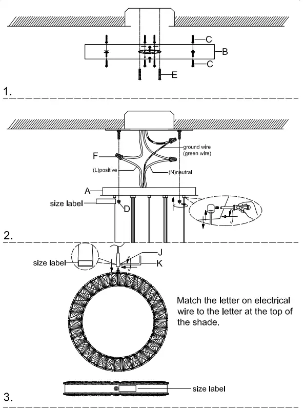ET2 Contemporary Lighting E30568 20PC Charm Multi Light Pendant - Fig 1