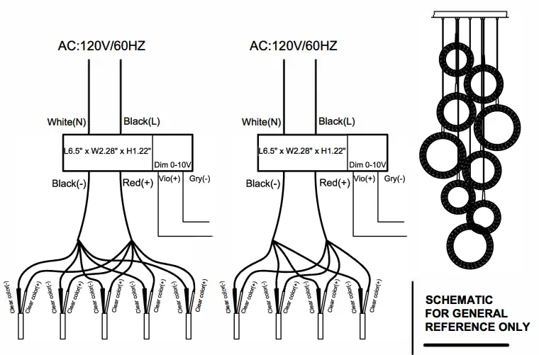 ET2 Contemporary Lighting E30568 20PC Charm Multi Light Pendant - Fig2