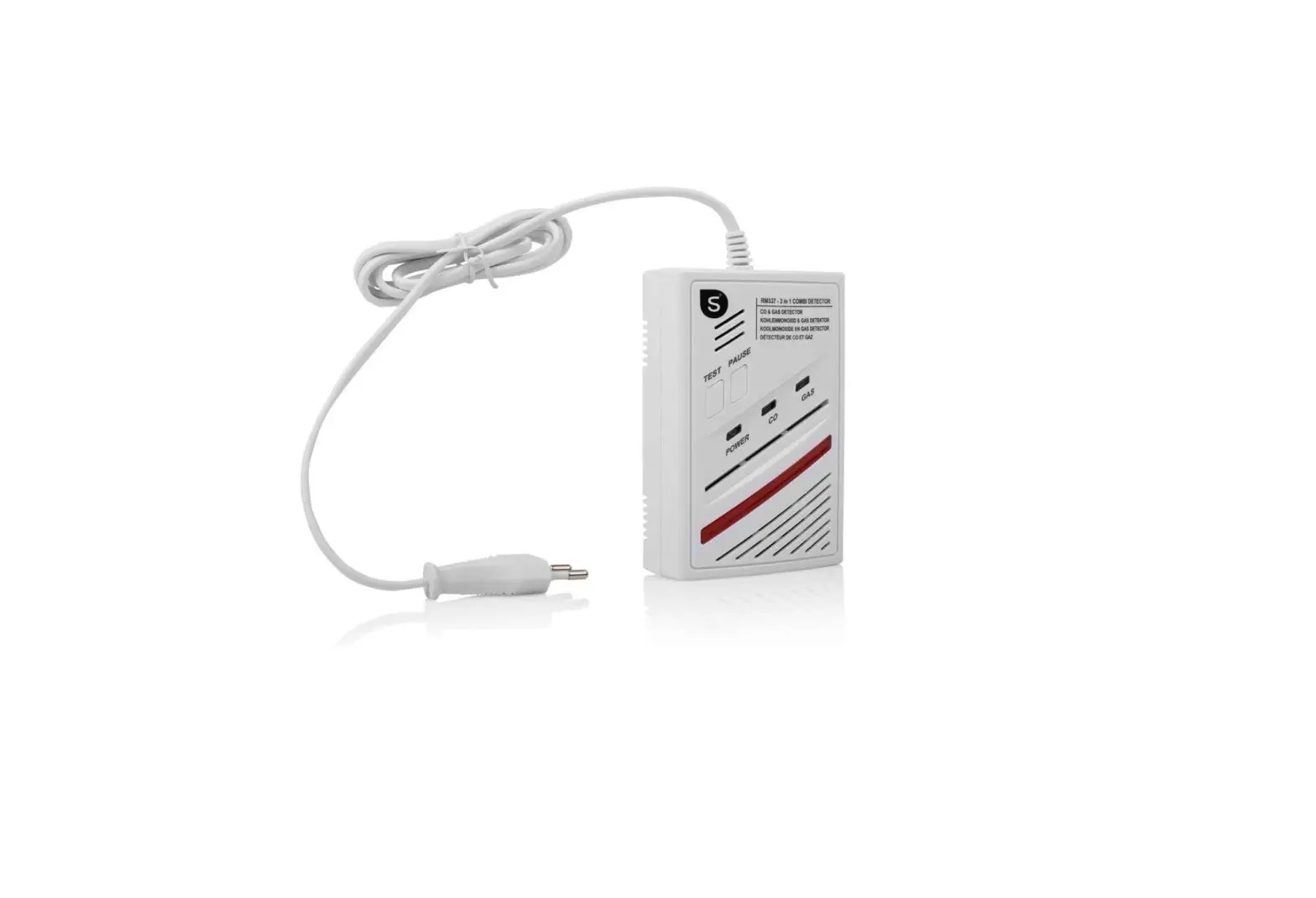 Smartwares 1.029.29 2 In 1 Combi Carbon Monoxide/ Gas Detector Instruction Manual