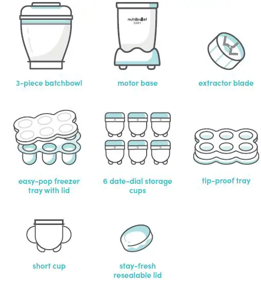 nutribullet NBY100 Blender Bullet Baby-1