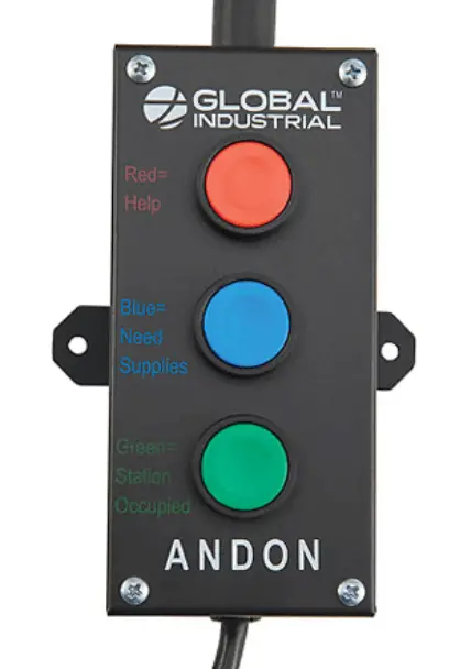 GLOBAL INDUSTRIAL 493758 Workbench Stack Light logo