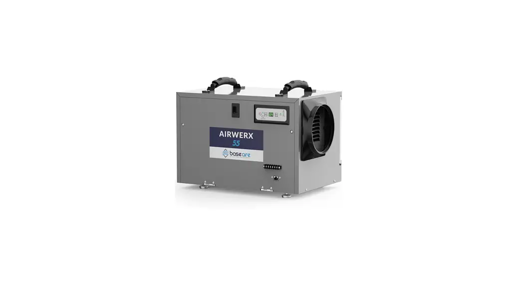 Baseaire Airwerx 55 Commercial Dehumidifier Instruction Manual