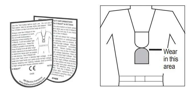 GREENLEE V-WATCH Personal Voltage Detector - fig 10