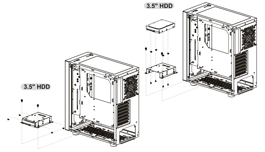 HDD Installation Continue