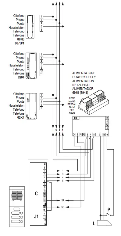 VIMAR 62K4 ELVOX Door Entry System 5