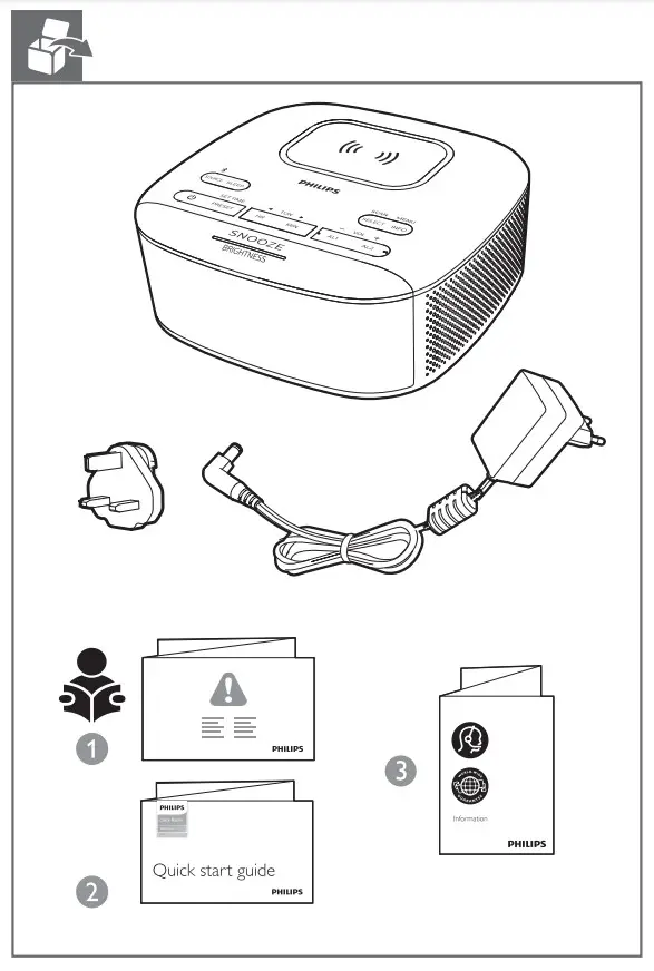 PHILIPS TAR7705 Clock Radio - Pic1