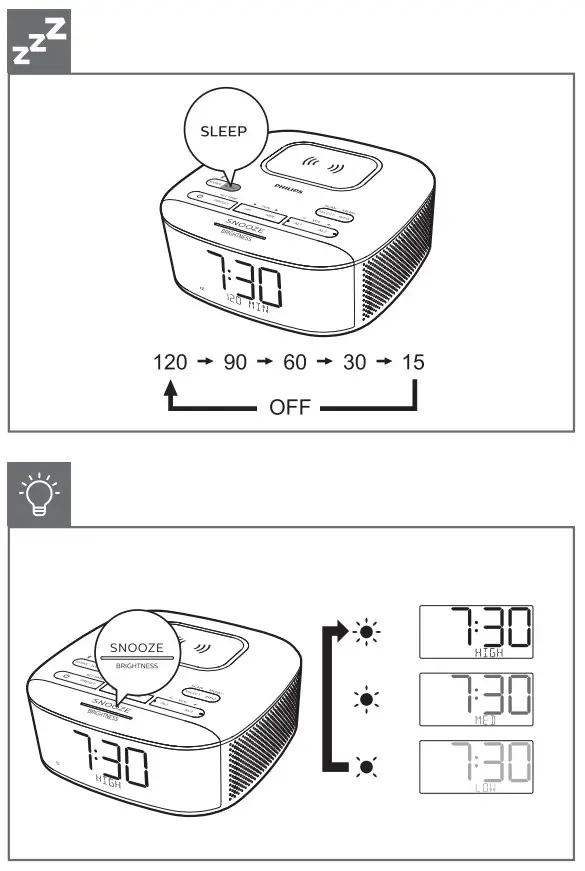 PHILIPS TAR7705 Clock Radio - Pic11