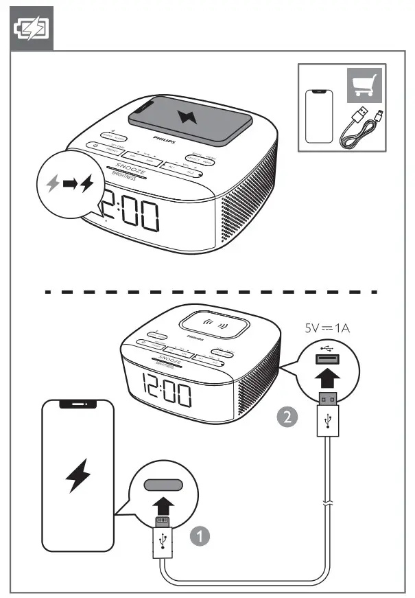 PHILIPS TAR7705 Clock Radio - Pic12