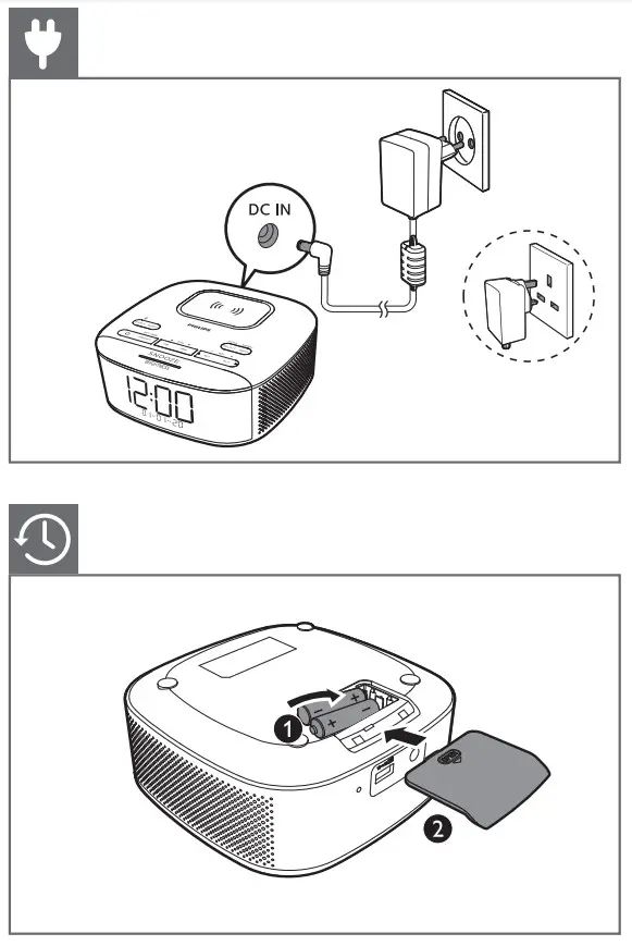 PHILIPS TAR7705 Clock Radio - Pic2