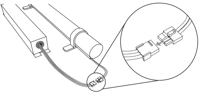 IOTA ILBLP CP15 HE SD LC Emergency LED Driver - CONNECTING BATTERY