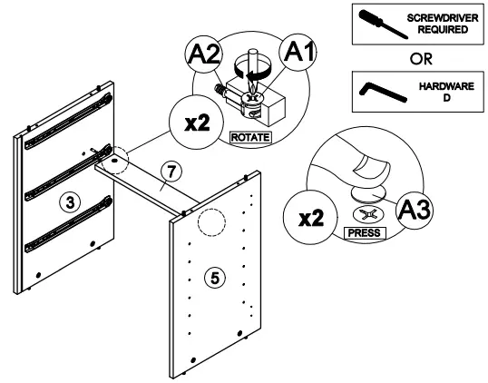 OSTRO Furniture AOF-RSB04 Riley Sideboard Light Oak - fig 11