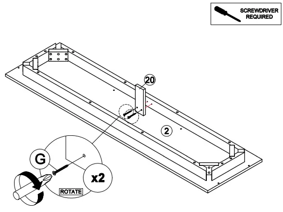 OSTRO Furniture AOF-RSB04 Riley Sideboard Light Oak - fig 15