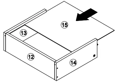 OSTRO Furniture AOF-RSB04 Riley Sideboard Light Oak - fig 23