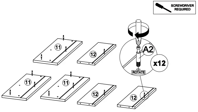 OSTRO Furniture AOF-RSB04 Riley Sideboard Light Oak - fig 8