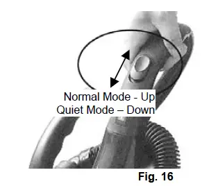 Quiet/Normal Mode Selector