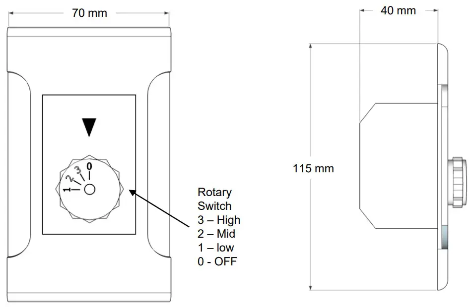 Brilliant 99777 Multi Fan Controller For Ac Ceiling Fan