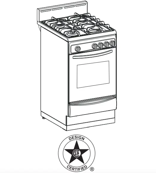 Avanti Elite Gas Range