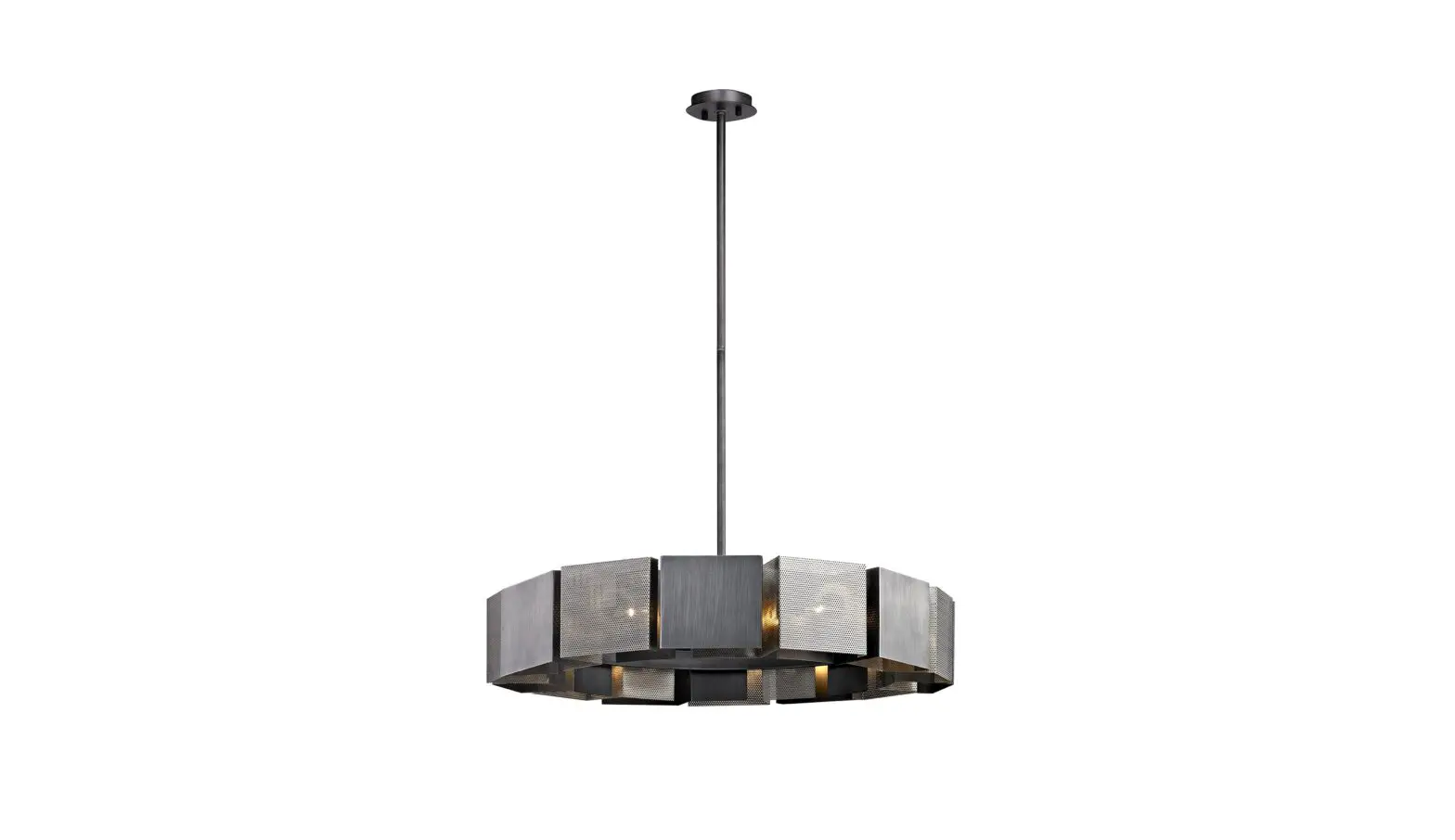 Troy Lighting F6046 14 Light 36 Inch Graphite And Satin Nickel Chandelier Ceiling Light Instruction Manual