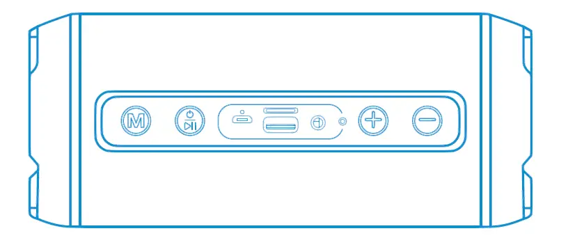 LASER SPK-BTPLL Portable Wireless Pill Speaker