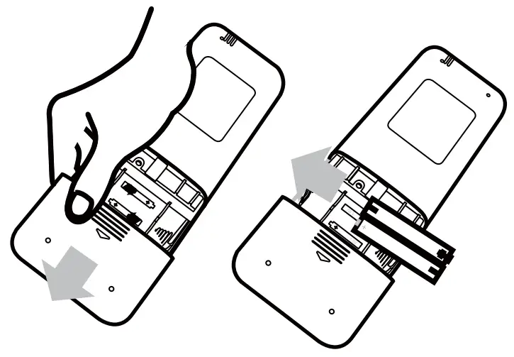 koppel RG51F-EF Series Remote Controller - Replacing Batteries