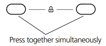 koppel RG51F-EF Series Remote Controller - unlock the keyboard