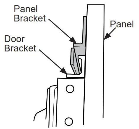 MONOGRAM ZK1SN189NLH Series Stainless Steel Door Panel Kit - INSTALL STAINLESS PANEL 2
