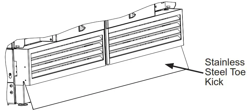 MONOGRAM ZK1SN189NLH Series Stainless Steel Door Panel Kit - INSTALL TOE KICK