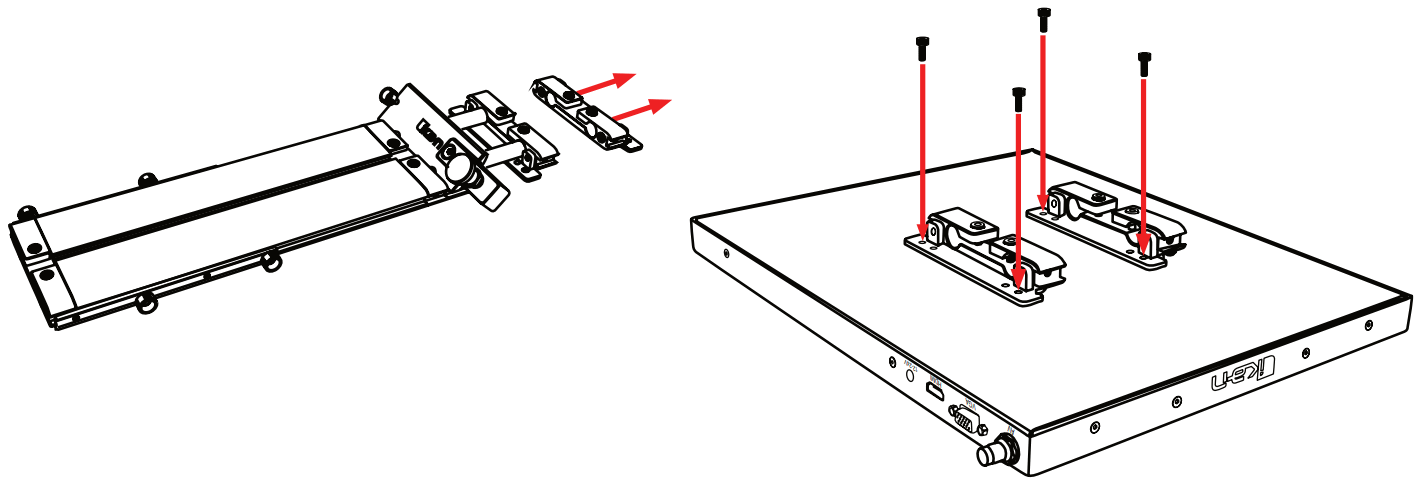 ikan PT4900 SDI 19 Inch Professional High Bright Beam Splitter Teleprompter with 3G SDI - Teleprompter Assembly 1