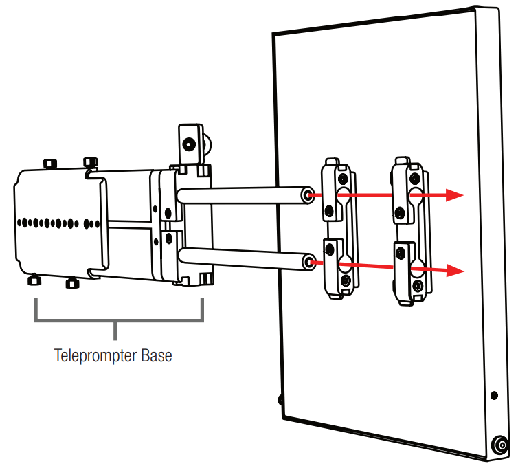 ikan PT4900 SDI 19 Inch Professional High Bright Beam Splitter Teleprompter with 3G SDI - Teleprompter Assembly 2