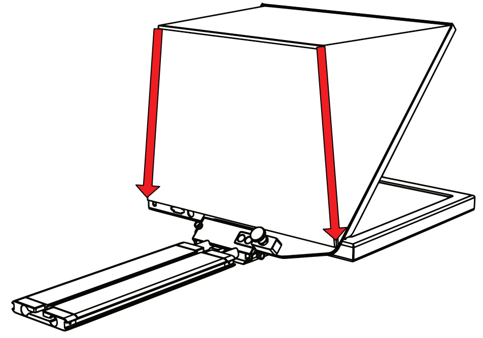 ikan PT4900 SDI 19 Inch Professional High Bright Beam Splitter Teleprompter with 3G SDI - Teleprompter Assembly 5
