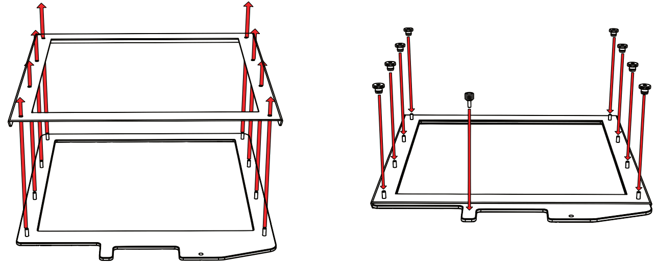 ikan PT4900 SDI 19 Inch Professional High Bright Beam Splitter Teleprompter with 3G SDI - Teleprompter Assembly
