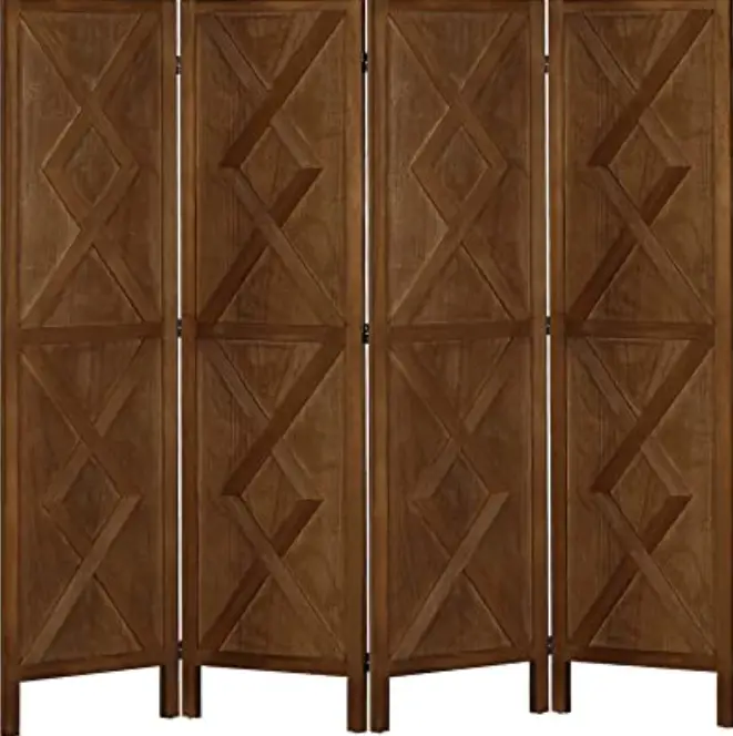 JAXSUNNY-HG61X0903-4-Panel-Room-Divider-Folding-Privacy-Screen-Sycamore-Wood-product-image