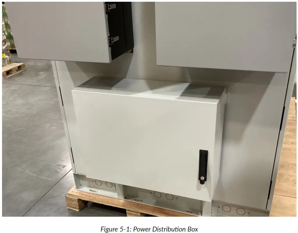 HOMEGRID HG Cube Series Outdoor Energy Storage System Enclosure - Power Distribution Box