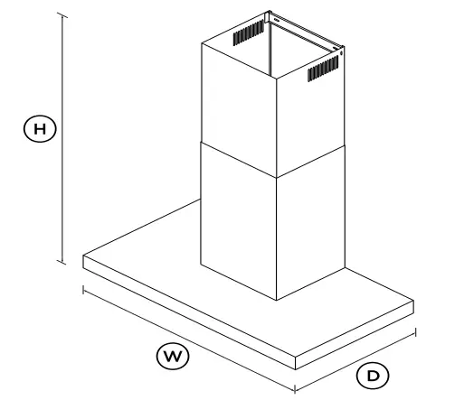 FISHER-PAYKEL-HC36DCXB4-36-Inch-Box-Chimney-Wall-Range-Hood-fig-1