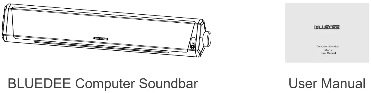BLUEDEE SK010 Dynamic RGB Computer Sound Bar - Fig 1