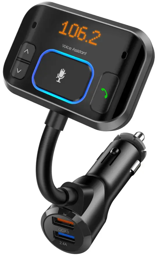 kogan KABTFMTRVCA Bluetooth Smart FM Transmitter with Voice Control --