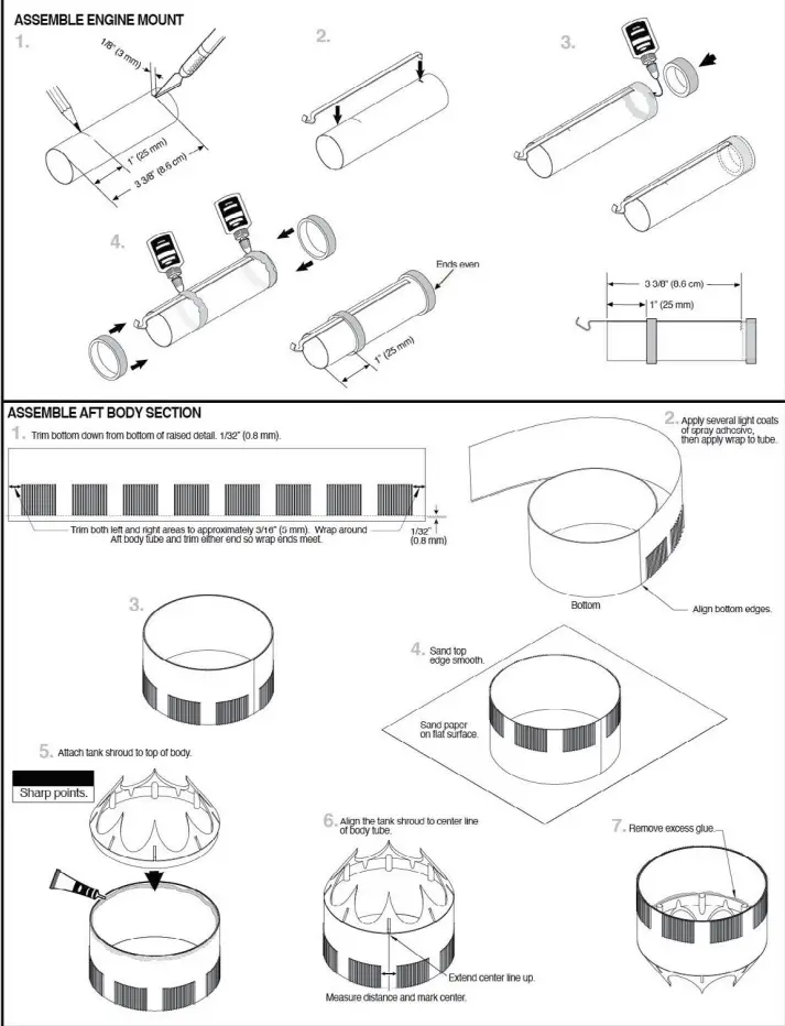 ESTES SATURN 1B SA-206-2