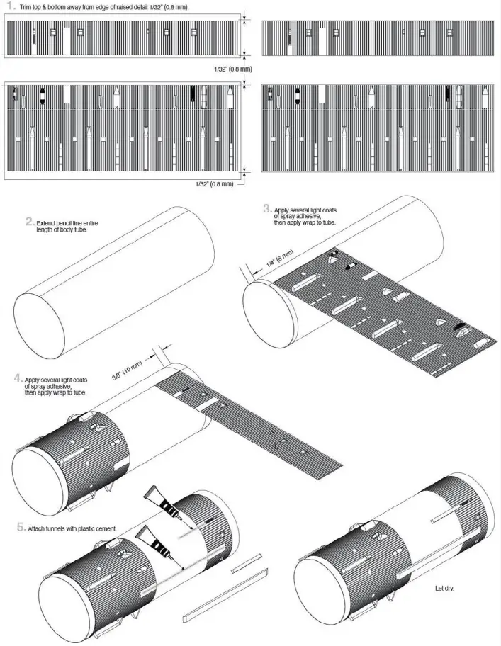 ESTES SATURN 1B SA-206-4