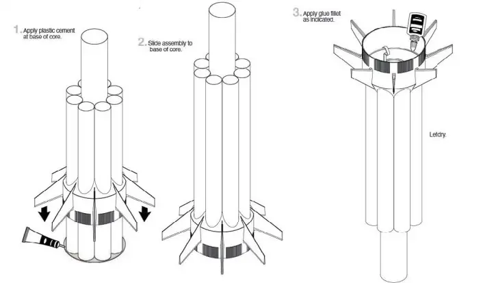 ESTES SATURN 1B SA-206-7